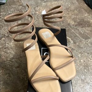 DV by Dolce Vita Women's Spiral Strap Sandals - Tan